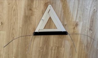 Triángulo de emergencia coche plegable