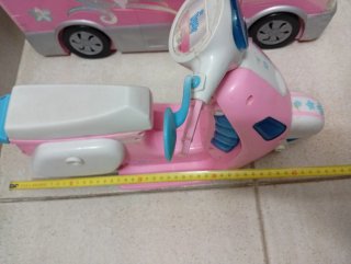 Camión y Moto Rosa Juguete