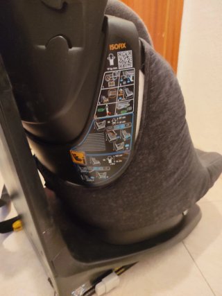 Silla coche bebé grupo 0-1, máximo 19kg.