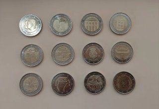 Lote 12 Monedas conmemorativas de 2€