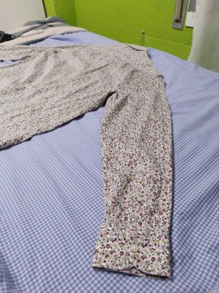 Camisa Zara Estampado Flores Multicolor