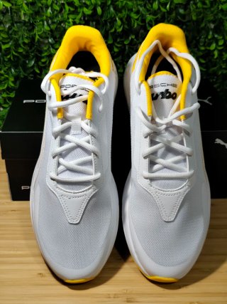 Zapatillas Puma Talla 43 Blancas y Amarillas