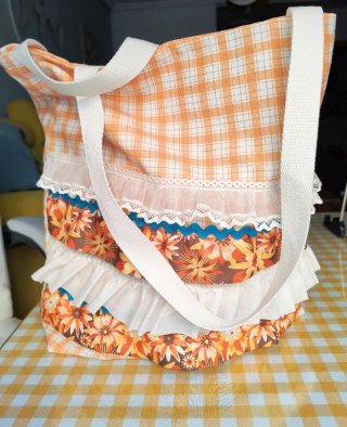 Bolso Tote Señora Otoño Setas