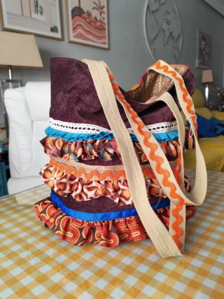 Bolso Tote Señora Otoño Setas