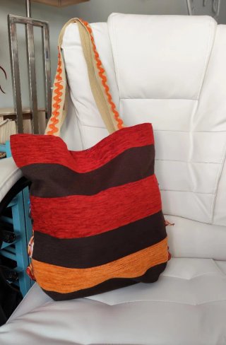 Bolso Tote Señora Otoño Setas