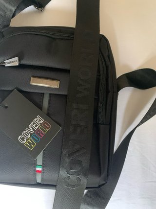Borsa a tracolla Coveri World nera