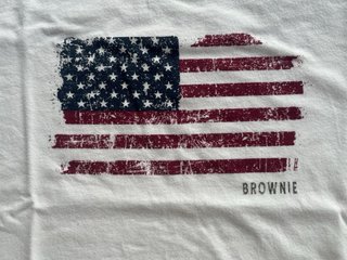 Camiseta Brownie bandera USA XXS
