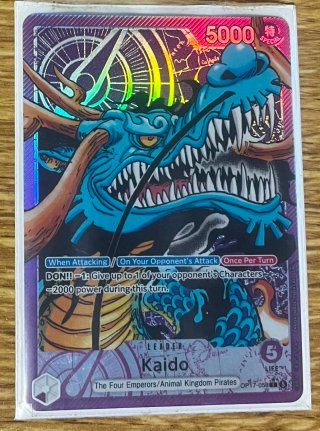 Carta Kaido OP17 -058 Líder One Piece