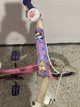 Bicicleta infantil Princesas Disney rosa