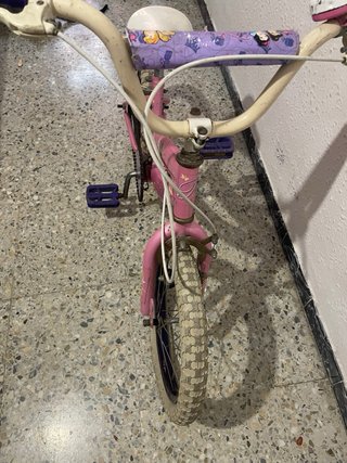 Bicicleta infantil Princesas Disney rosa