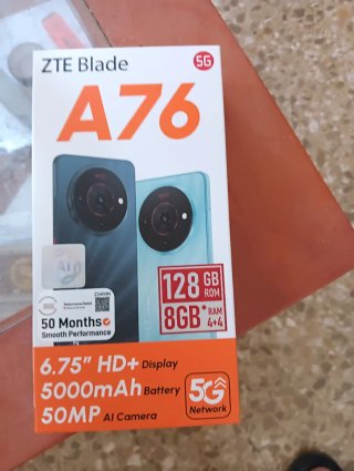 ZTE 22469N Negro 128 y 8 de ran nuevo sin estrenar