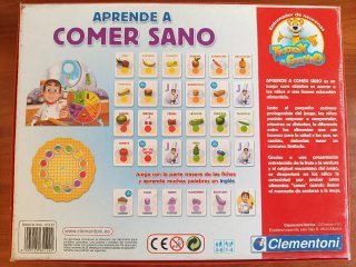 Juego Clementoni Aprende a Comer Sano