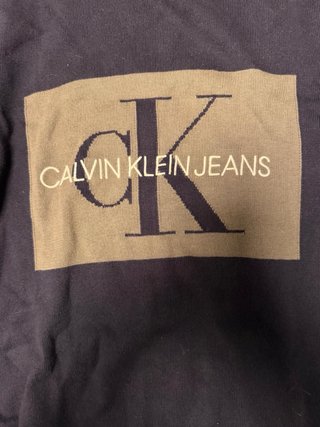 Jersey Calvin Klein Jeans Negro Verde Oliva