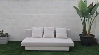 Sofá Cama Ikea Asarum Blanco