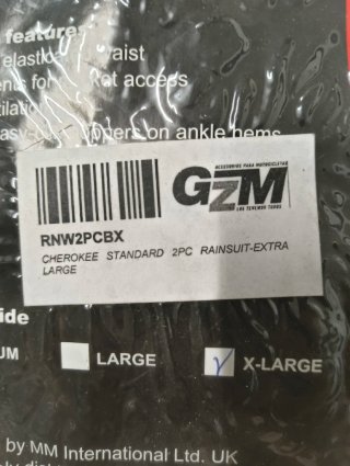 Traje Moto 2 Piezas Impermeable XL