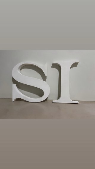Letras Decorativas SI  30cm alto