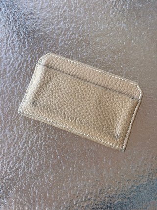 Tarjetero Tous Beige y Plateado
