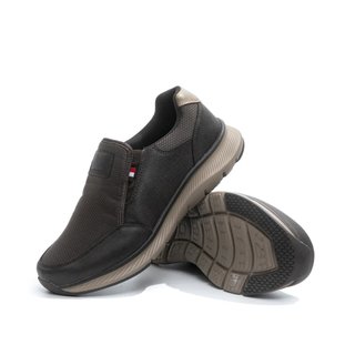Zapatillas Slip-On Hombre Negras Cómodas