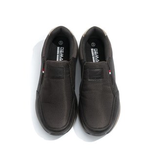 Zapatillas Slip-On Hombre Negras Cómodas