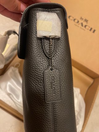 Maletín Cartera Coach Piel Negro