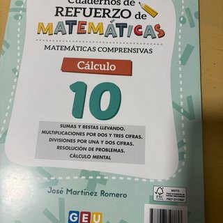 Cuadernillos de repaso de matemáticas