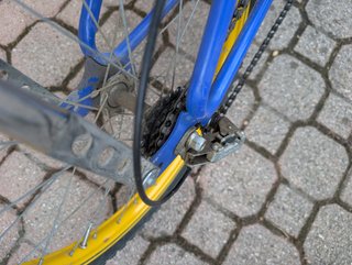 Bici BMX Vicini 3 marce blu/gialla Saltafoss