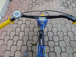 Bici BMX Vicini 3 marce blu/gialla Saltafoss