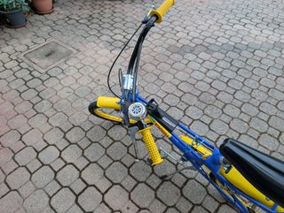 Bici BMX Vicini 3 marce blu/gialla Saltafoss