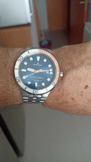 Reloj Edox Cuarzo Plata