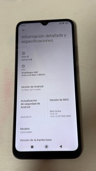 Xiaomi Redmi 10C Negro