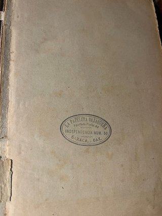 Libro ingles antiguo Un viaje a través de EEUU