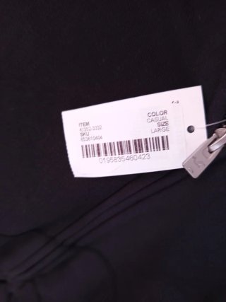 Sudadera Hollister Crop Negra Talla L sin estrenar