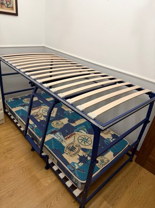 Litera Cama Nido Corte Inglés azul
