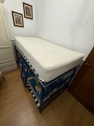 Litera Cama Nido Corte Inglés azul