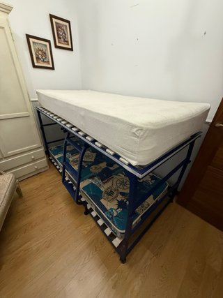 Litera Cama Nido Corte Inglés azul