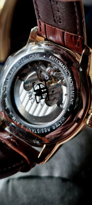 Reloj Thomas Earnshaw Esqueleto Dorado