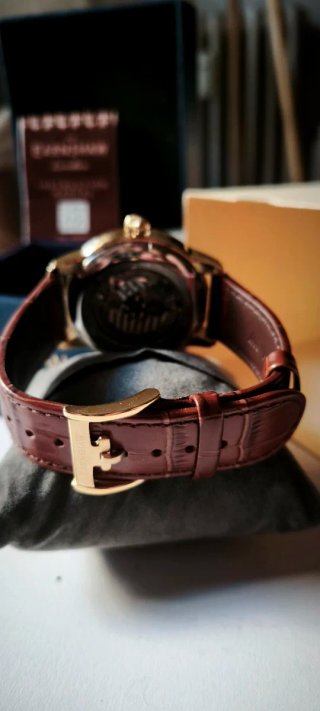 Reloj Thomas Earnshaw Esqueleto Dorado