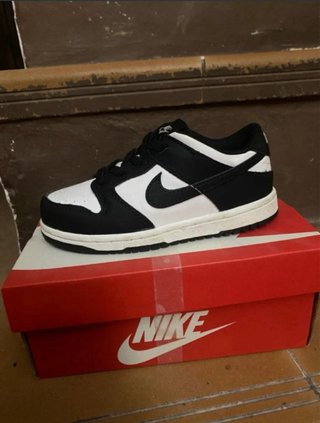 Nike Dunk Low Niño Negro/Blanco