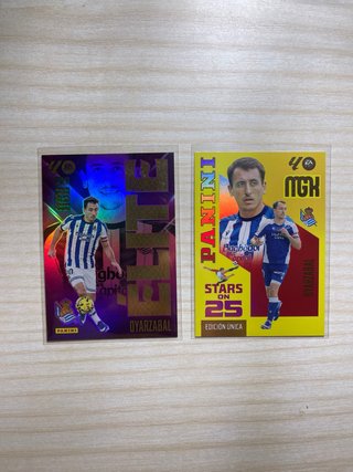 Lote 2 Cromos Panini Oyarzabal Megacracks