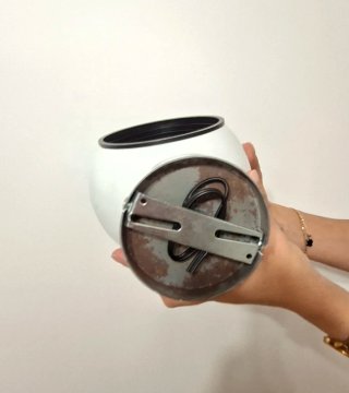 Antiguo aplique luz - FASE - Space Age/Pop Art.