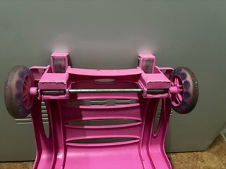 Carro para mochila escolar rosa