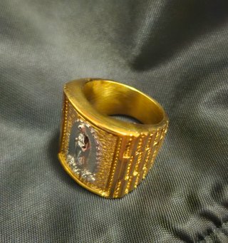 Anillo DGK Bañado Oro 18k Virgen Guadalupe