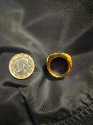 Anillo DGK Bañado Oro 18k Virgen Guadalupe