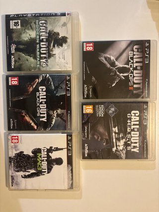 Lote 5 Juegos PS3 Call of Duty