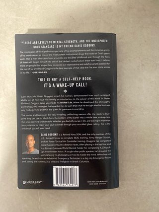 Libro Never Finished de David Goggins