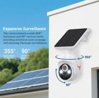 Cámara Wifi con panel solar
