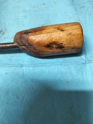Plancha de carbón antigua