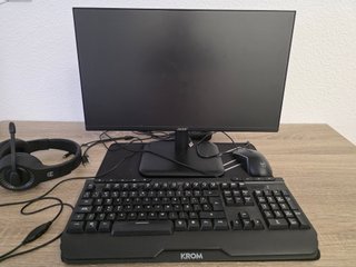 Pack Gaming KROM: Teclado, Ratón, Diadema y Alfomb