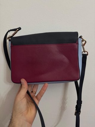 Borsa Tommy Jeans nera e bordeaux