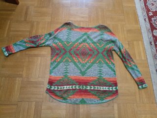 Jersey étnico multicolor